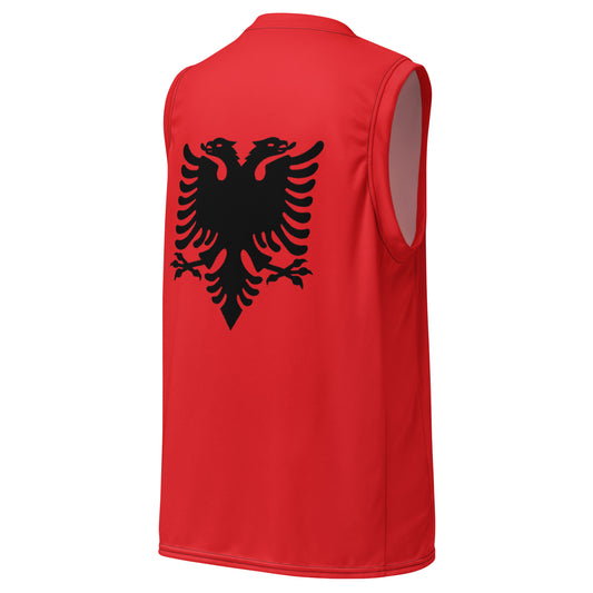 Unisex-Basketballtrikot - Albanian Eagle